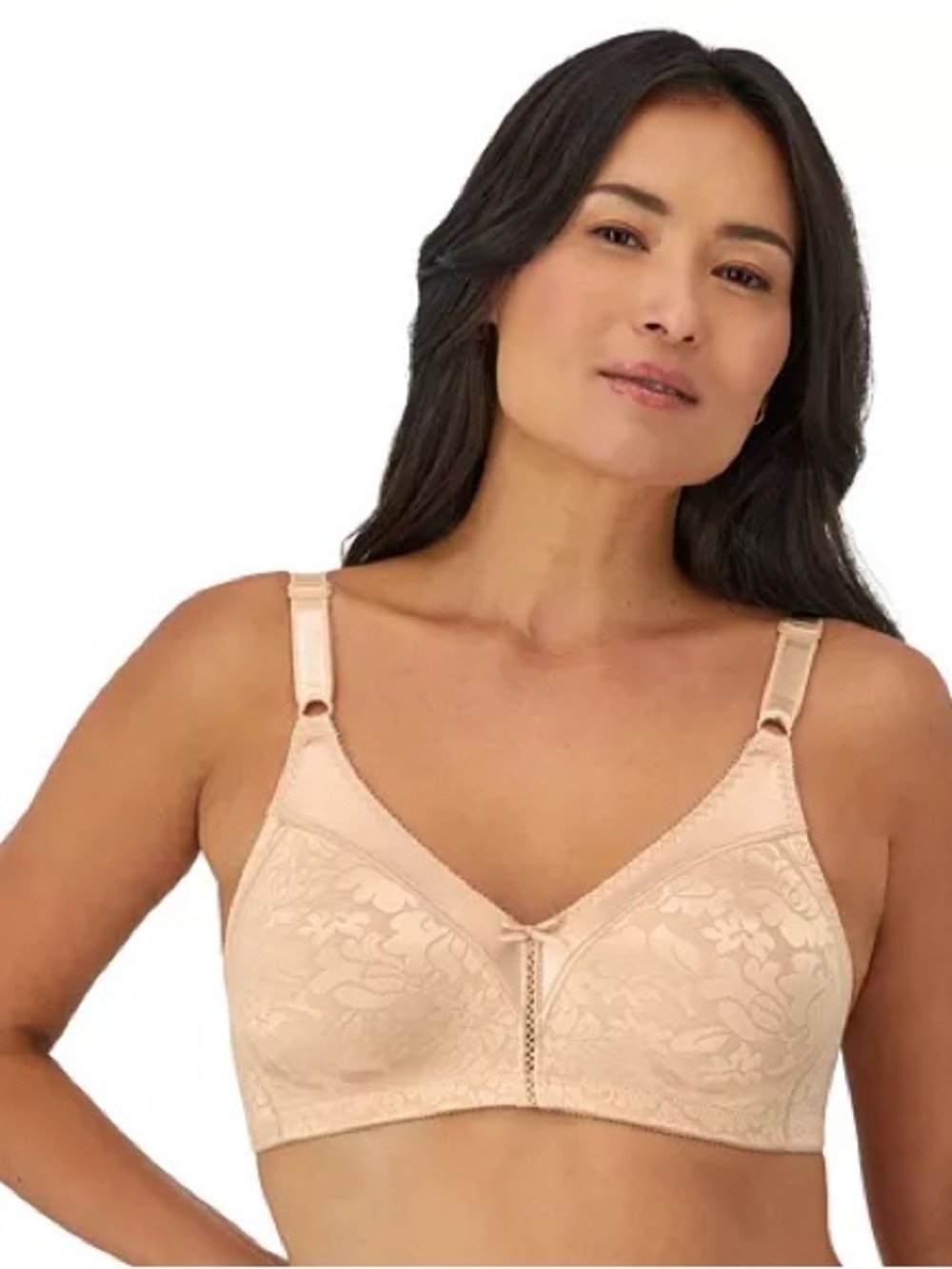 Bali Lace Wireless Bra - Light Beige #3372 34B